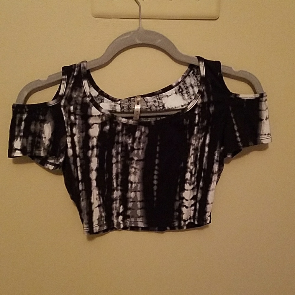 tye dye crop top